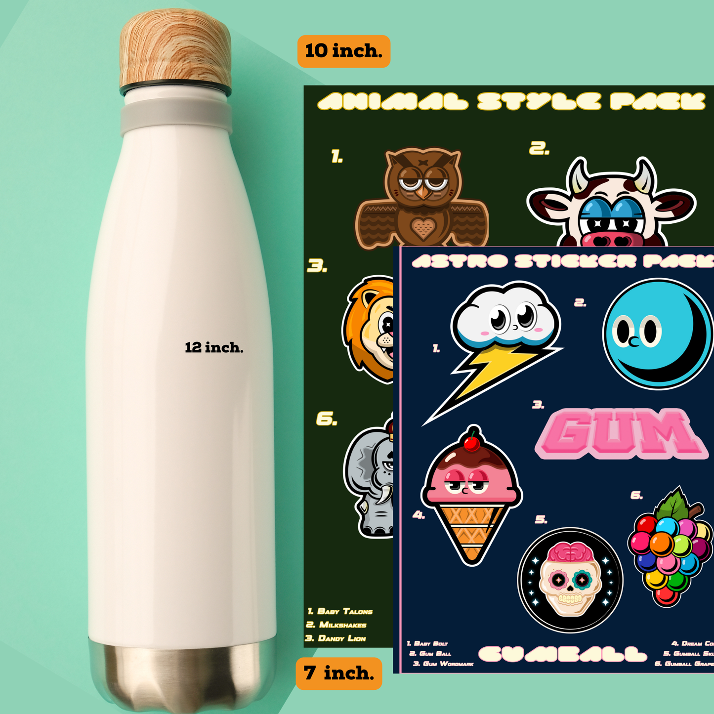 Animal Sticker Sheet