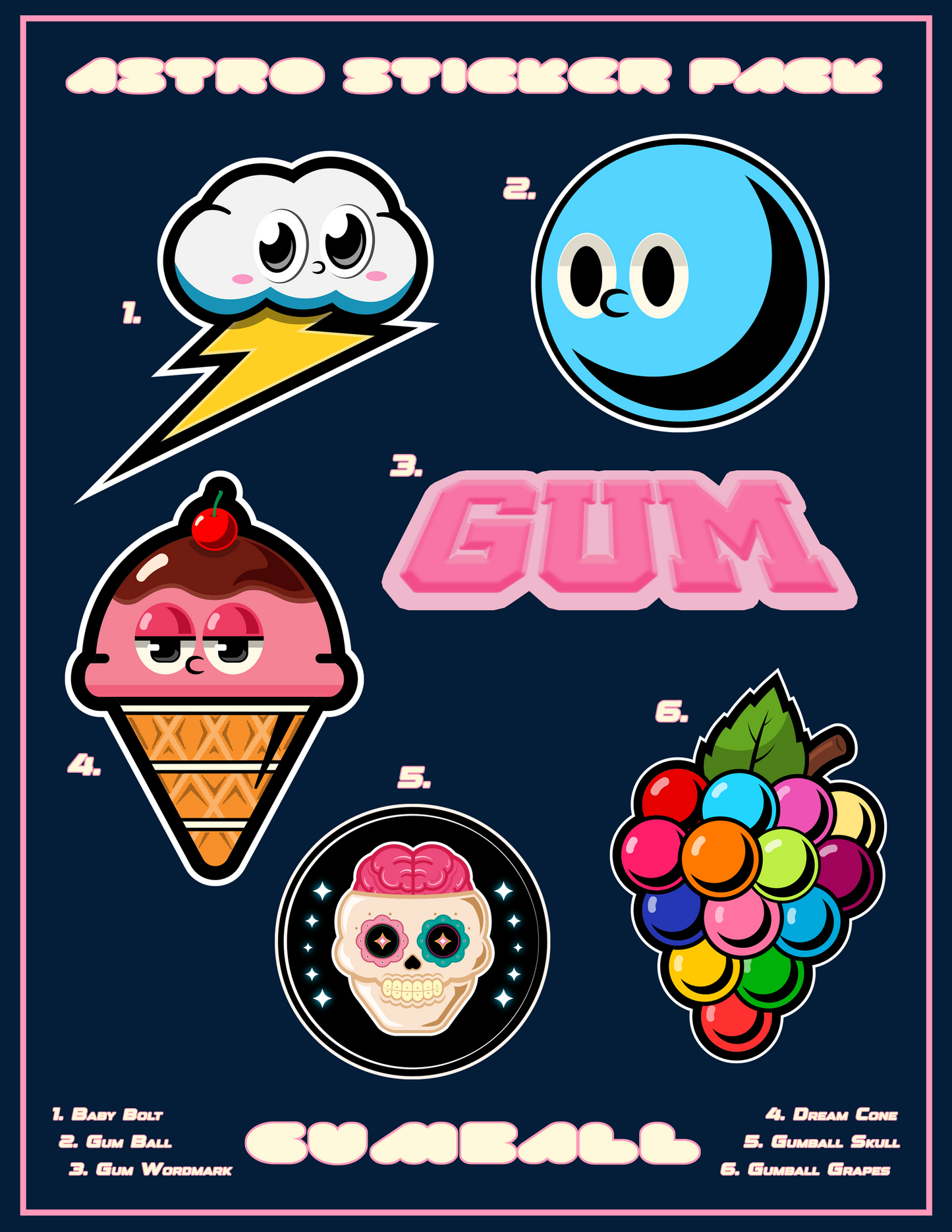 Astro Sticker Sheet