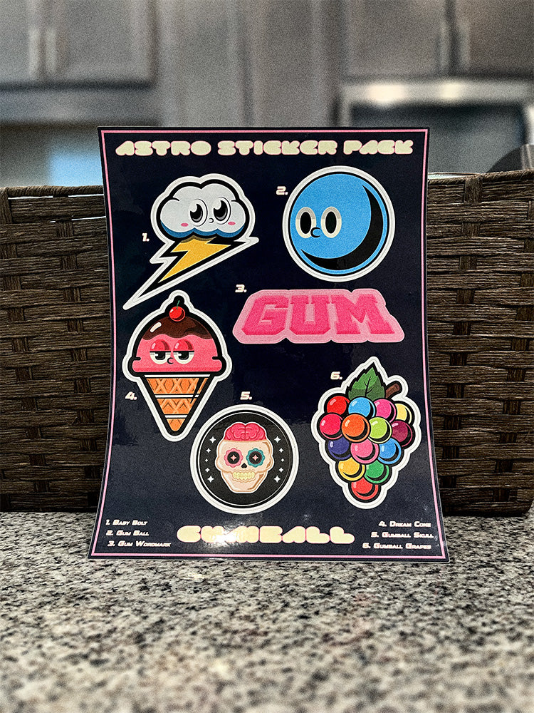 Astro Sticker Sheet