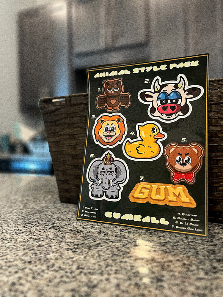 Animal Sticker Sheet