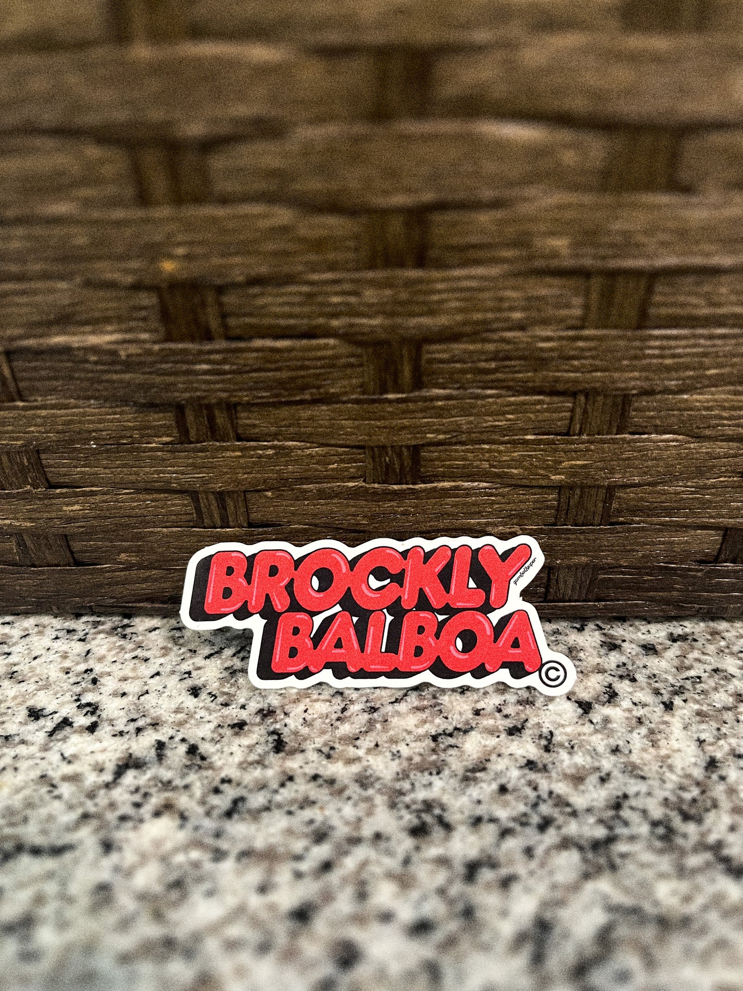 Brockly Balboa Sticker