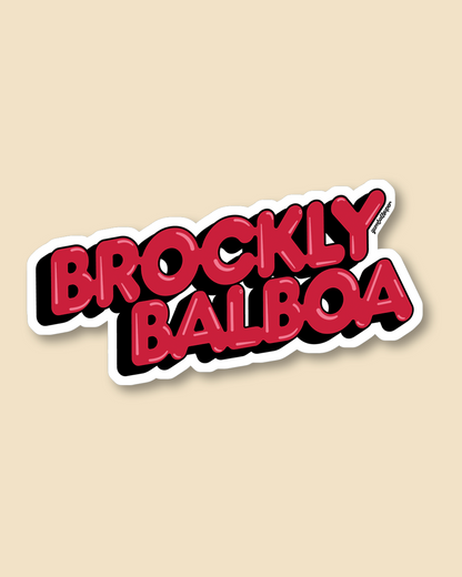 Brockly Balboa Sticker