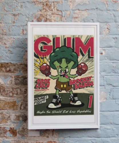 Brockly Balboa – Limited Edition Fight Poster