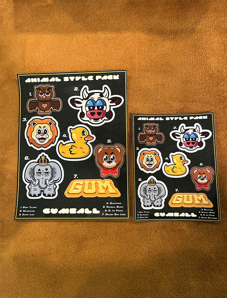 Animal Sticker Sheet