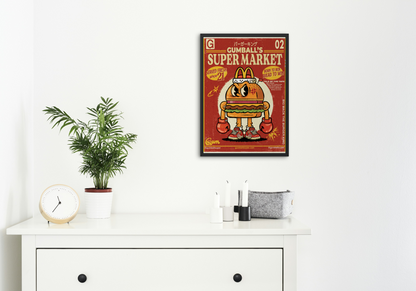 Limited Edition Big Mack, The Burger King Poster