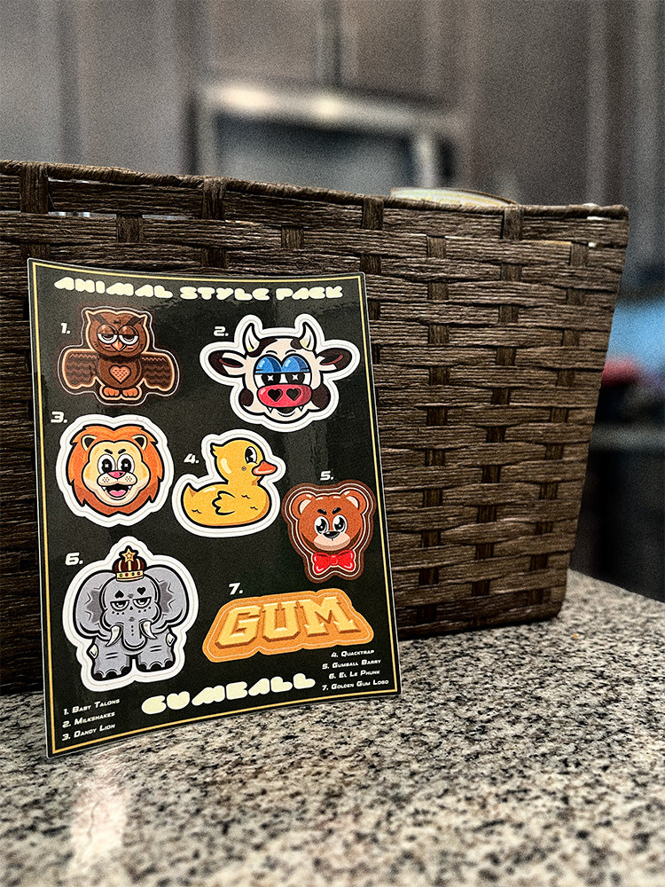 Animal Sticker Sheet